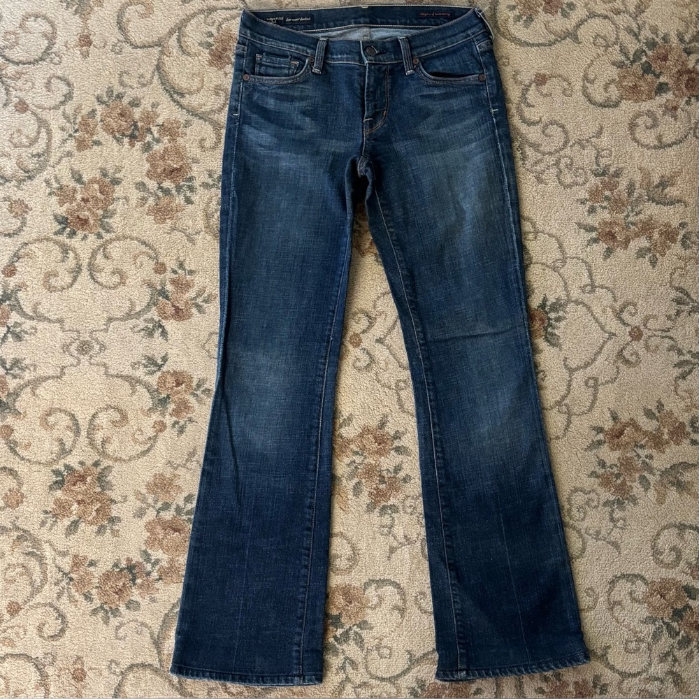 Citizens of Humanity 28 Margo #085 Stretch Low Waist Boot Cut Jeans